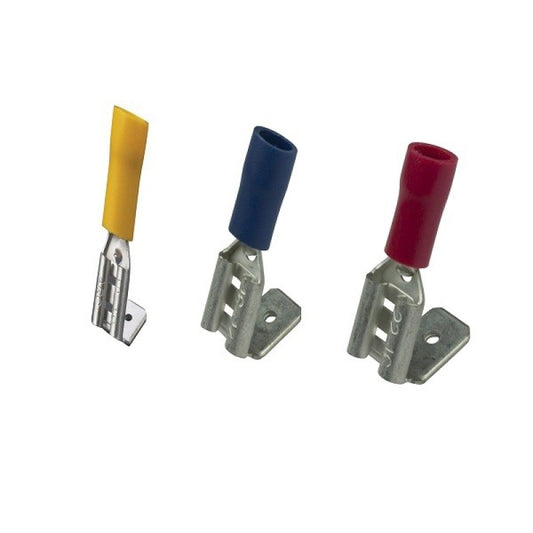 Piggy Back Spade 6.3mm Electrical Connectors Crimp Terminal