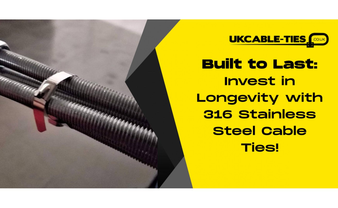 Built to Last: Invest in Longevity with 316 Stainless Steel Cable Ties!