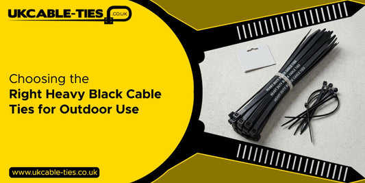 Choosing the Right Heavy Black Cable Ties for Outdoor Use