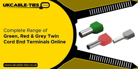 Complete Range of Green, Red and Grey Twin Cord End Terminals Online