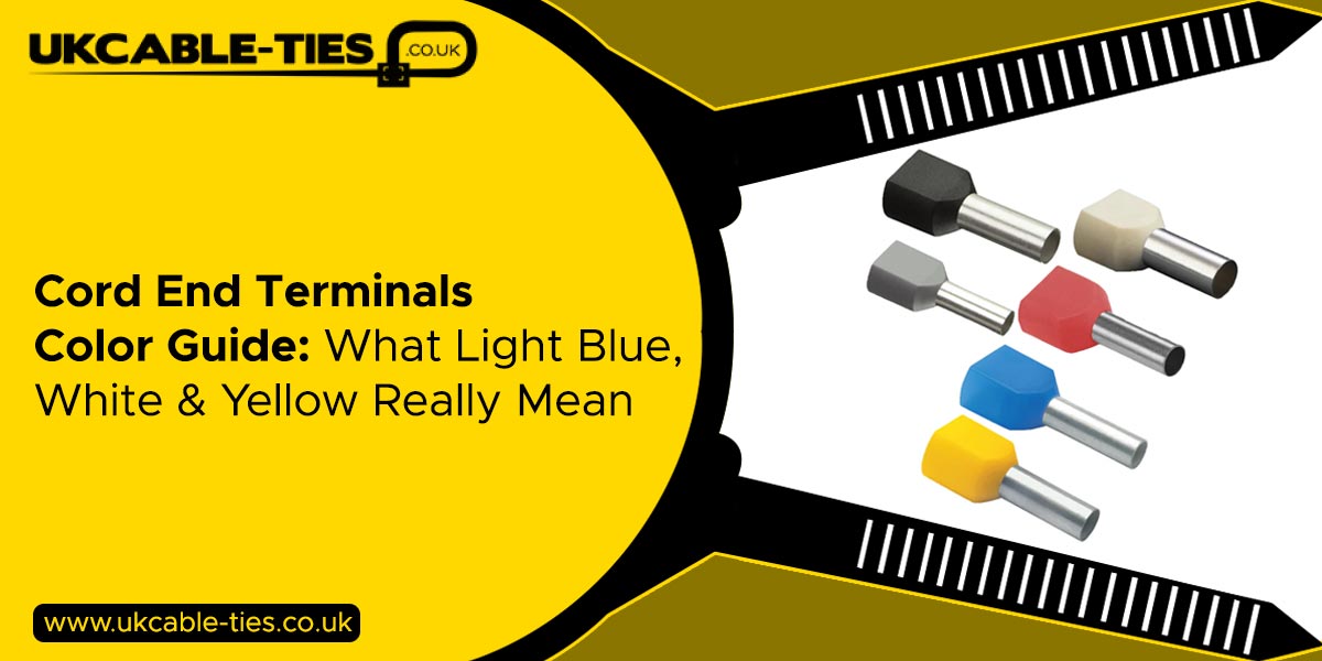 Cord End Terminals Colour Guide: What Light Blue, White & Yellow Really Mean