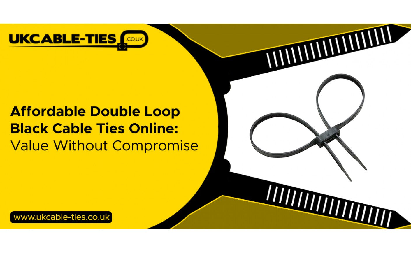 Affordable Double Loop Black Cable Ties Online: Value Without Compromise