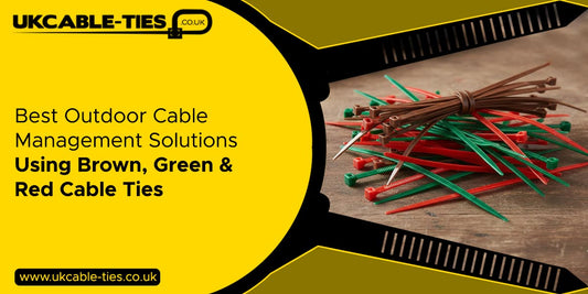 Best Outdoor Cable Management Solutions Using Brown, Green & Red Cable Ties