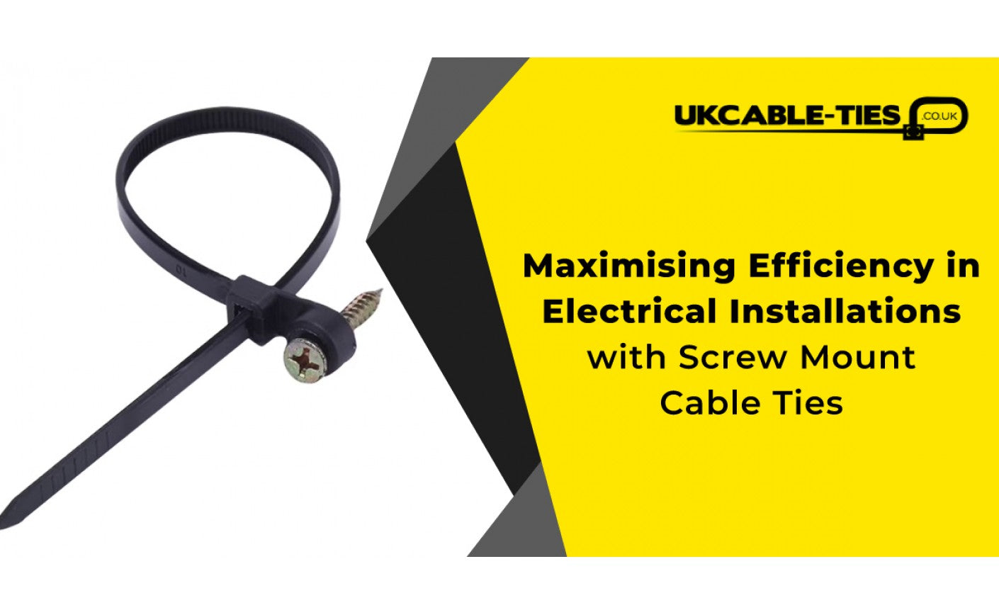 Maximizing Efficiency in Electrical Installations with Screw Mount Cable Ties