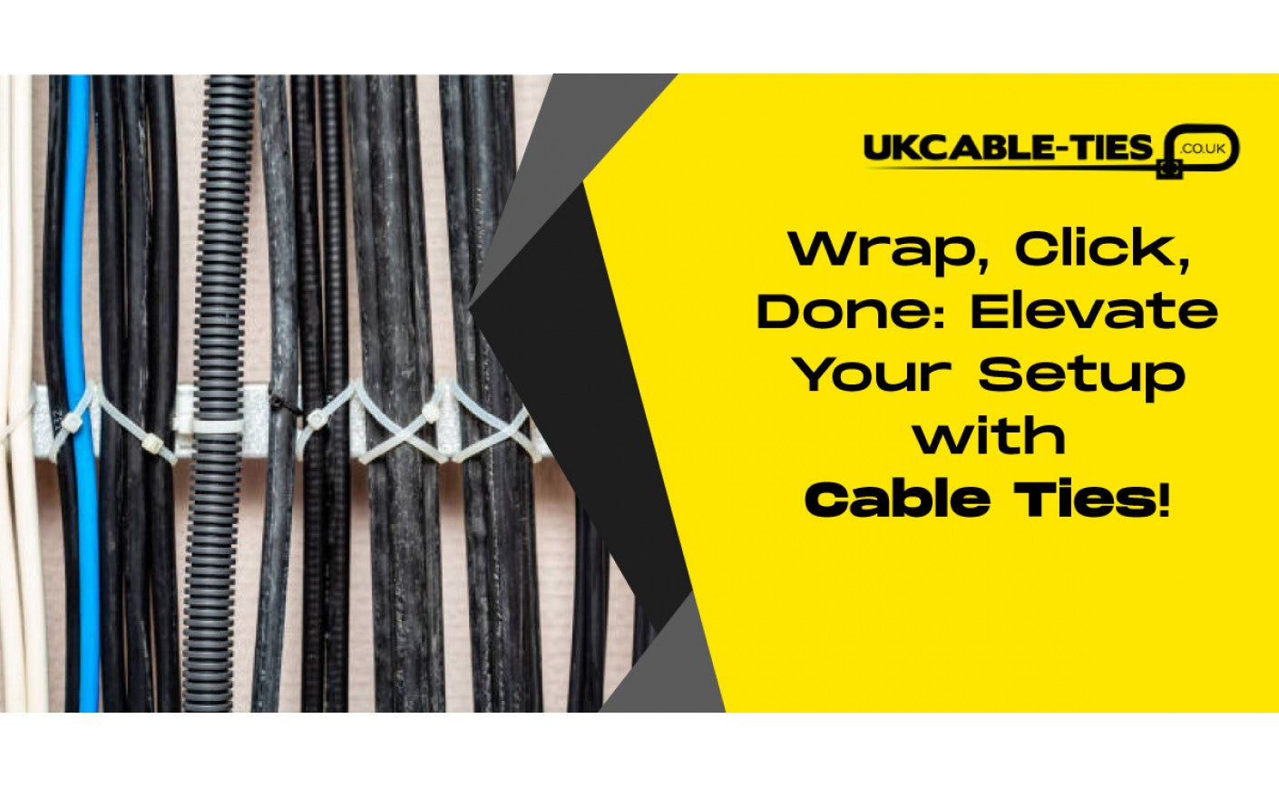 Wrap, Click, Done: Elevate Your Setup with Cable Ties!