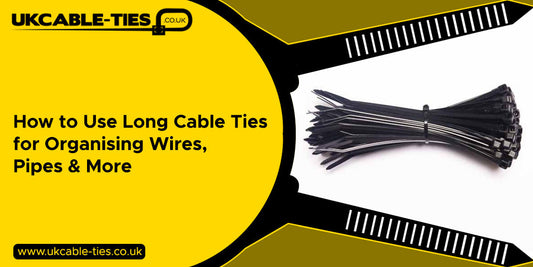 How to Use Long Cable Ties for Organising Wires, Pipes & More