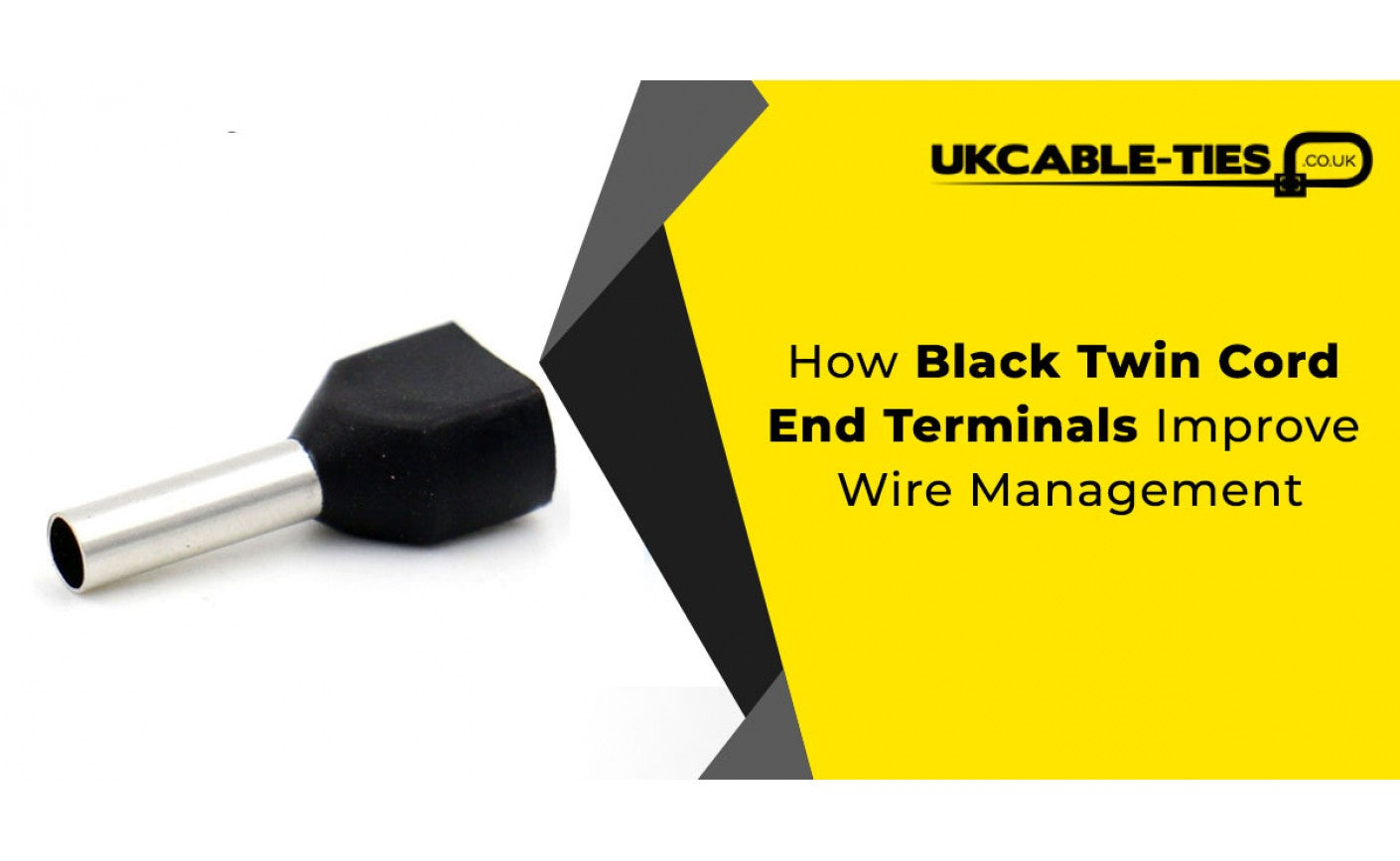 How Black Twin Cord End Terminals Improve Wire Management