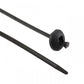 Button Head Cable Tie 7.6 x 370mm Black