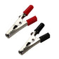 Crocodile Clips - Red Black (56mm)