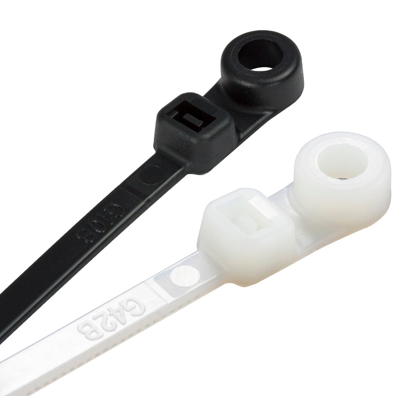 Screw Mounted Cable Ties - Natural