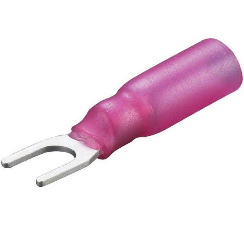 Fork Spade Crimp Terminals Red