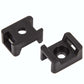 Screw Mount Cable Ties Bases - Black