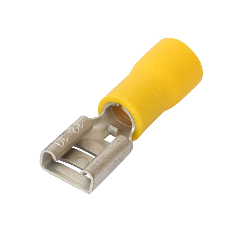 Female Quick Disconnect Vinyl Insulated Spade Terminal Connector Female Quick Disconnect Vinyl Insulated Spade Terminal Connector
