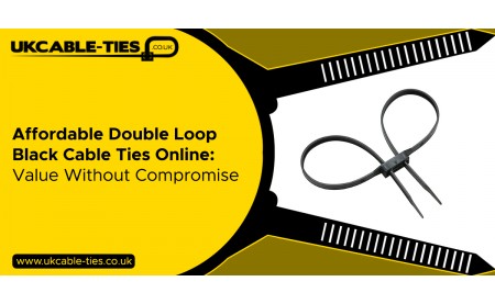 Affordable Double Loop Black Cable Ties Online: Value Without Compromise