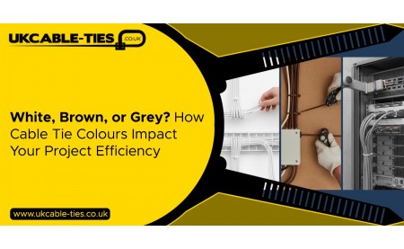 White, Brown, or Grey? How Cable Tie Colours Impact Your Project Efficiency