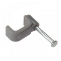 Flat Cable Clips Grey